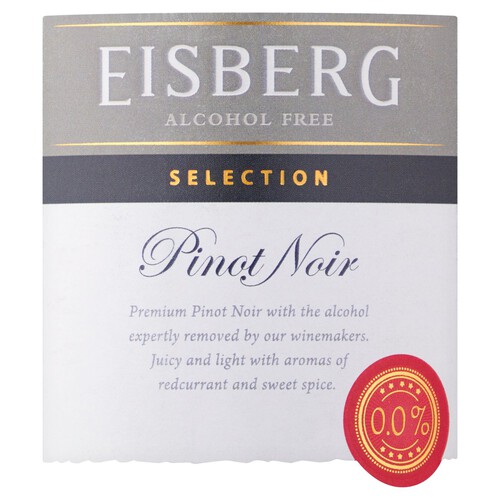 Eisberg Selection No Alcohol Pinot Noir 