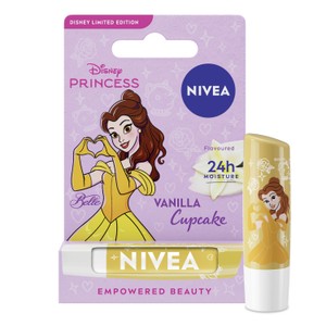 NIVEA Disney Princess Belle Limited Edition Vanilla Cupcake Lip Balm