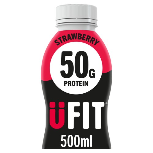 UFIT Strawberry High-Protein Milkshake 500ml