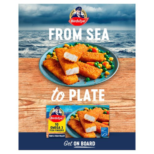 Birds Eye 10 Omega 3 Fish Fingers