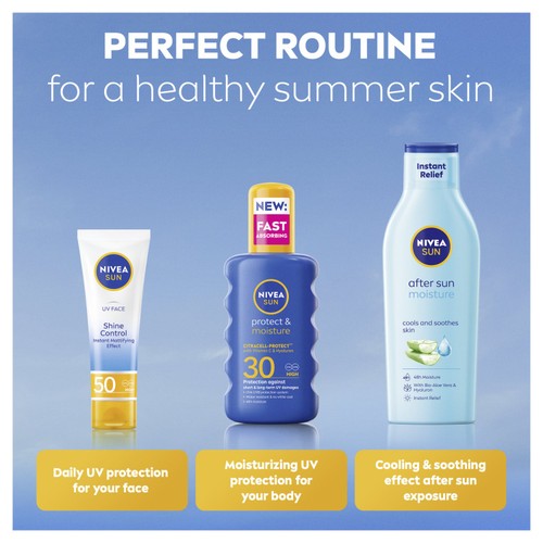 NIVEA SUN Protect & Moisture Sun Cream Spray SPF30 