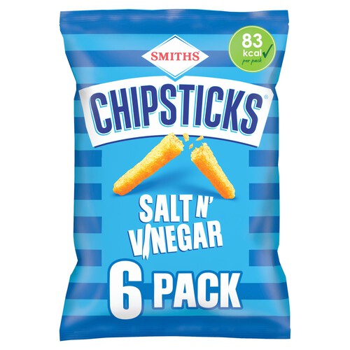 Smiths Chipsticks Snacks Salt & Vinegar 