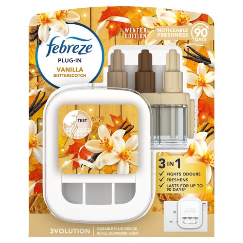 Febreze Ambi Pur 3Volution Air Freshener Vanilla Blossom Plug In Refills 