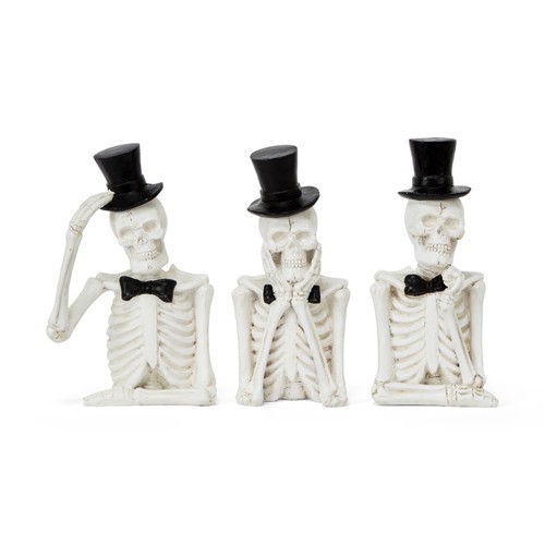 Morrisons Halloween Skeleton With Top Hat
