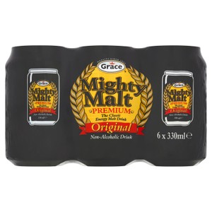 Grace Mighty Malt Drink 6 X 330Ml