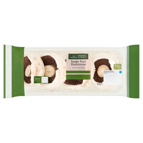 Morrisons large flat mushrooms