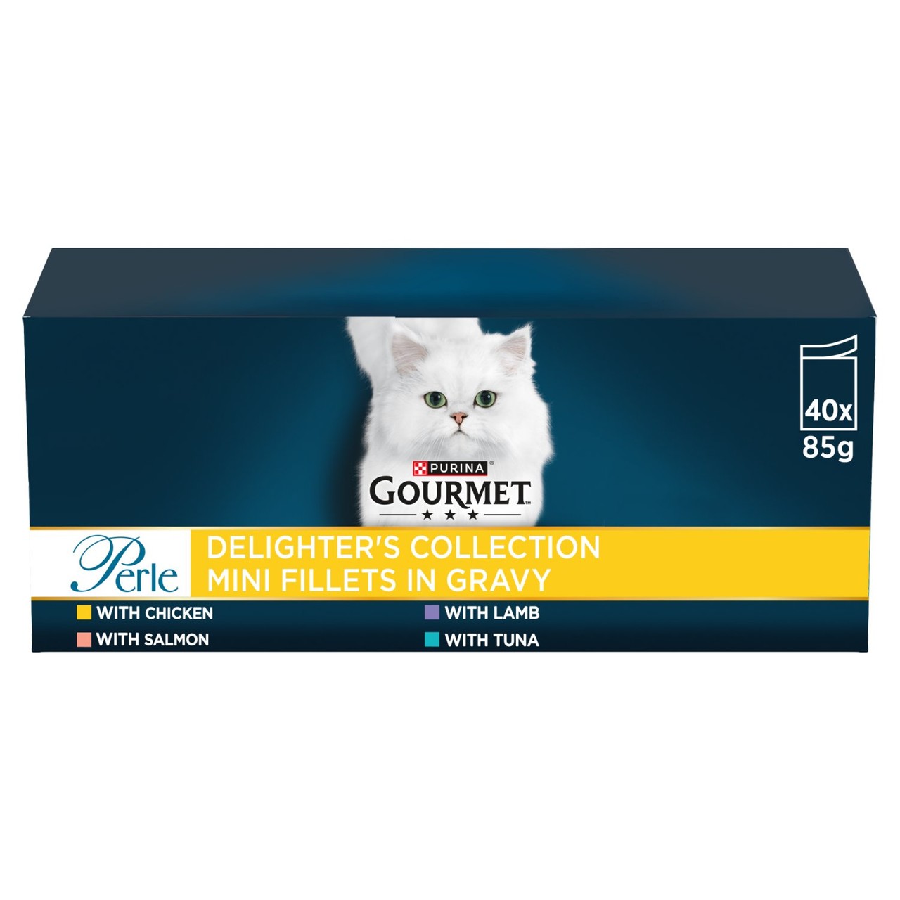 Gourmet Perle Delighters Collection In Gravy 40x85g
