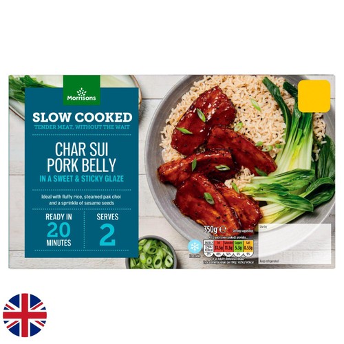 Morrisons British Slow Cooked Char Sui Pork Belly with Sticky Glaze 350g