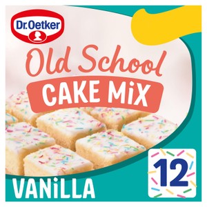 Dr. Oetker Vanilla Old School Tray Bake