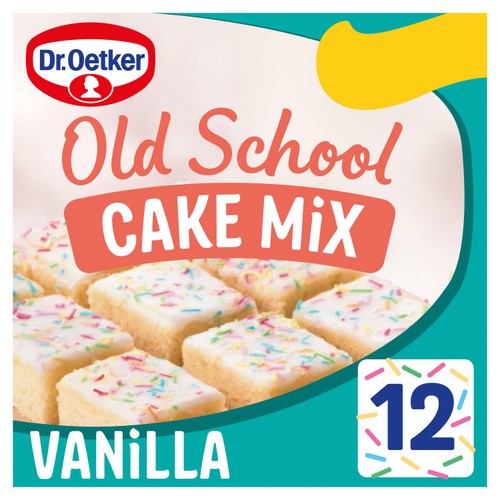 Dr. Oetker Vanilla Old School Tray Bake