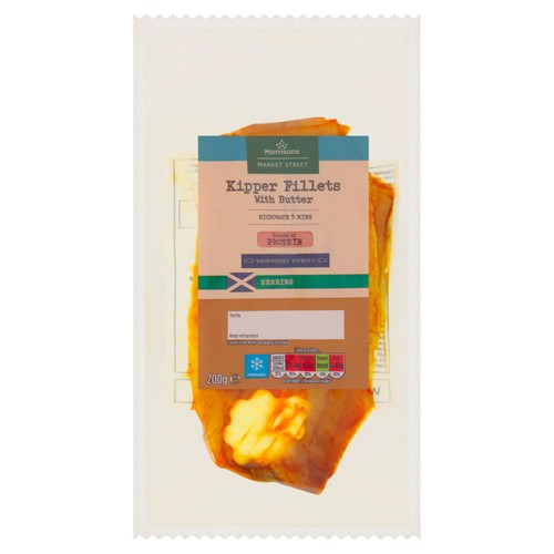 Morrisons kipper fillets with butter
