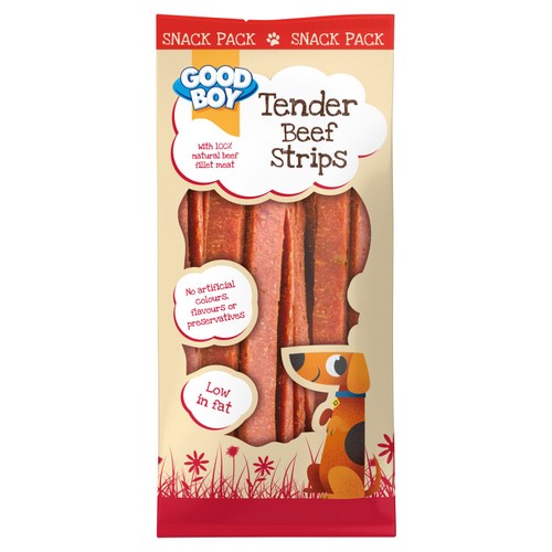Good Boy Snack Beef Strips 30G
