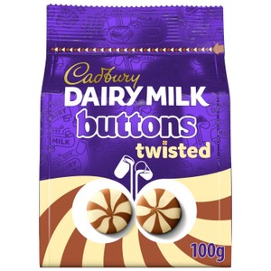 Cadbury Dairy Milk Giant Buttons Medium Milk Chocolate Chocolate Easter Egg 96g