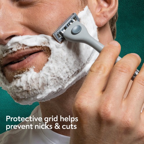 Wilkinson Sword Quattro Titanium Sensitive Men's Razor with 9 Blades