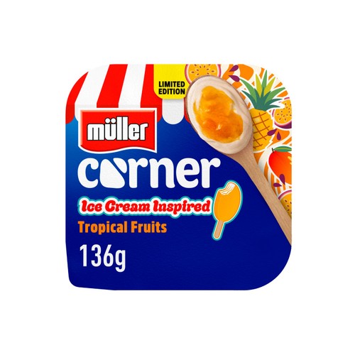 Muller Corner Limited Edition Ice Cream Inspired Tropical Fruits 136g