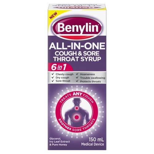 Benylin All-In-One Cough Syrup 150ml