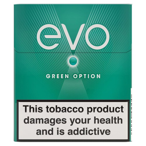 EVO Green Option Tobacco Sticks Berry-Mint Flavor on Demand 20 Pack