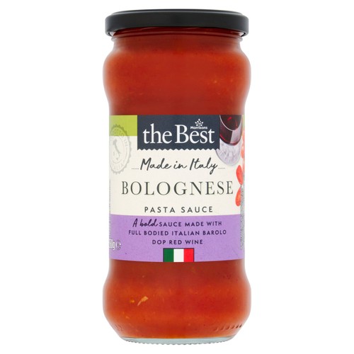Morrisons the best bolognese pasta sauce