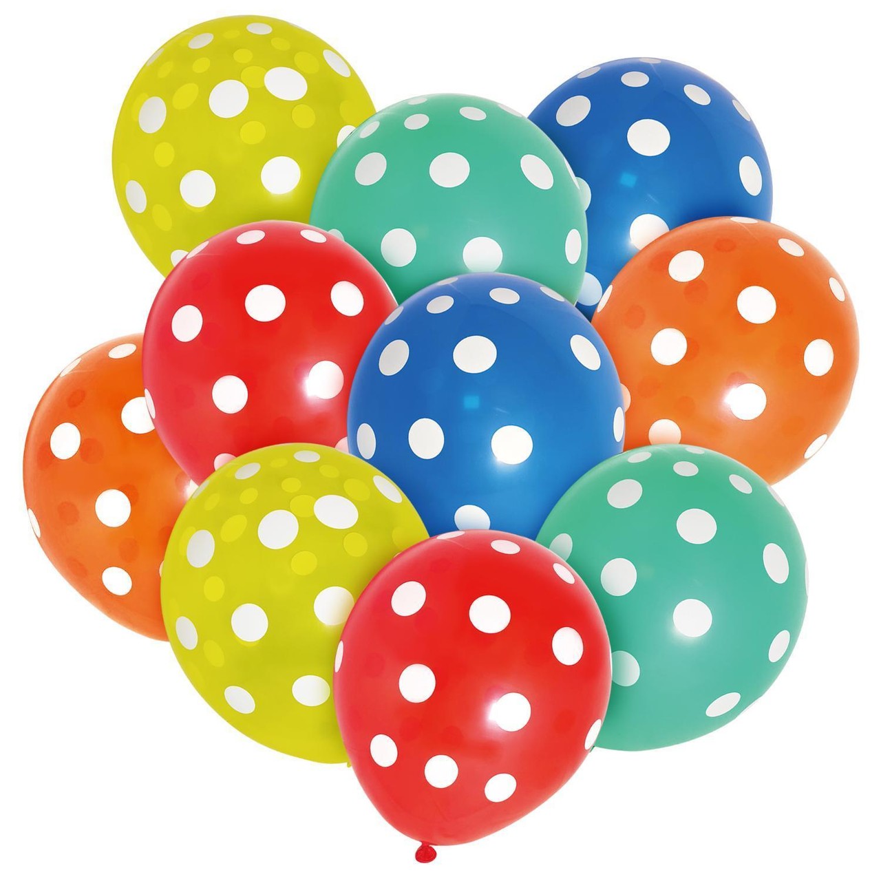 Nutmeg Spot Mix Latex Balloons