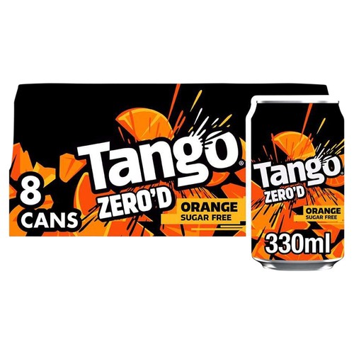 Tango Orange Sugar Free Cans