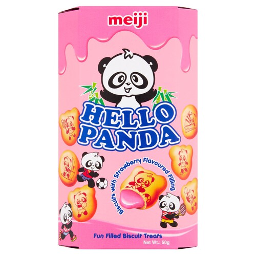 Hello Panda Strawberry Biscuits 