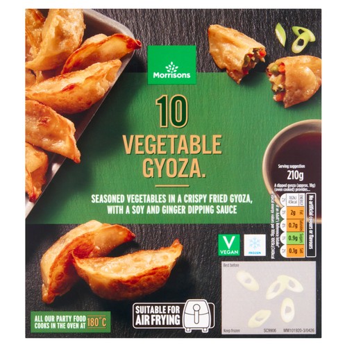 Morrisons 10 Vegetable Gyoza & Dipping Sauce 210g