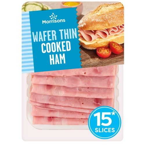 Morrisons Wafer Thin Cooked Ham 170g