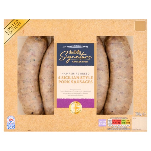 Morrisons Limited Edition Signature Sicilian Sausages 360g