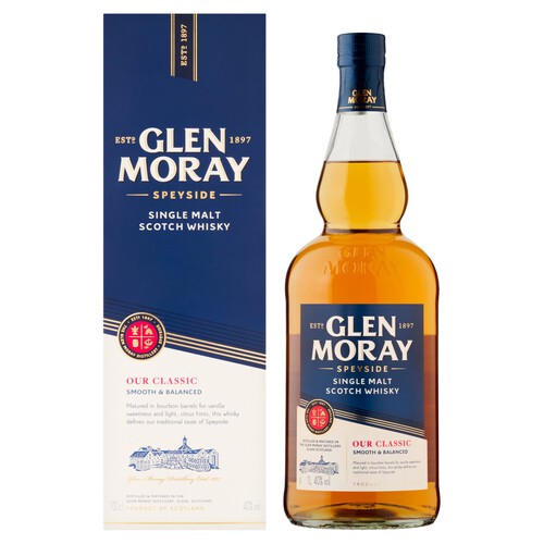 Glen Moray Classic Single Malt Whiskey