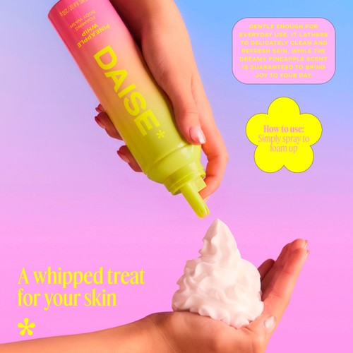 Daise Foaming Body Wash Pineapple 265ml