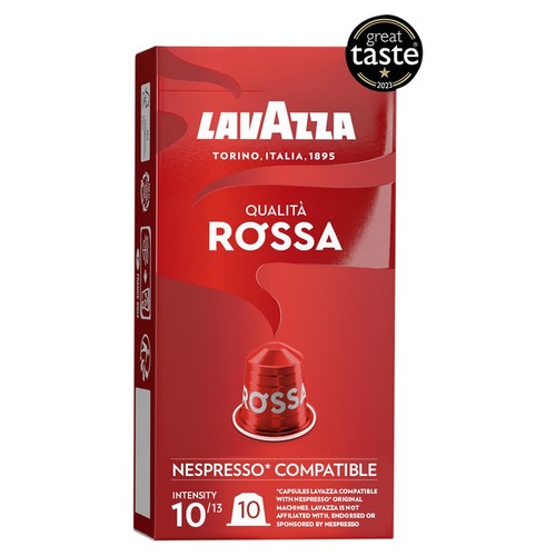 Lavazza Qualita Rossa Nespresso Compatible Capsules x10