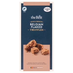 Morrisons The Best Belgian Milk Chocolate Flaked Truffles 200g