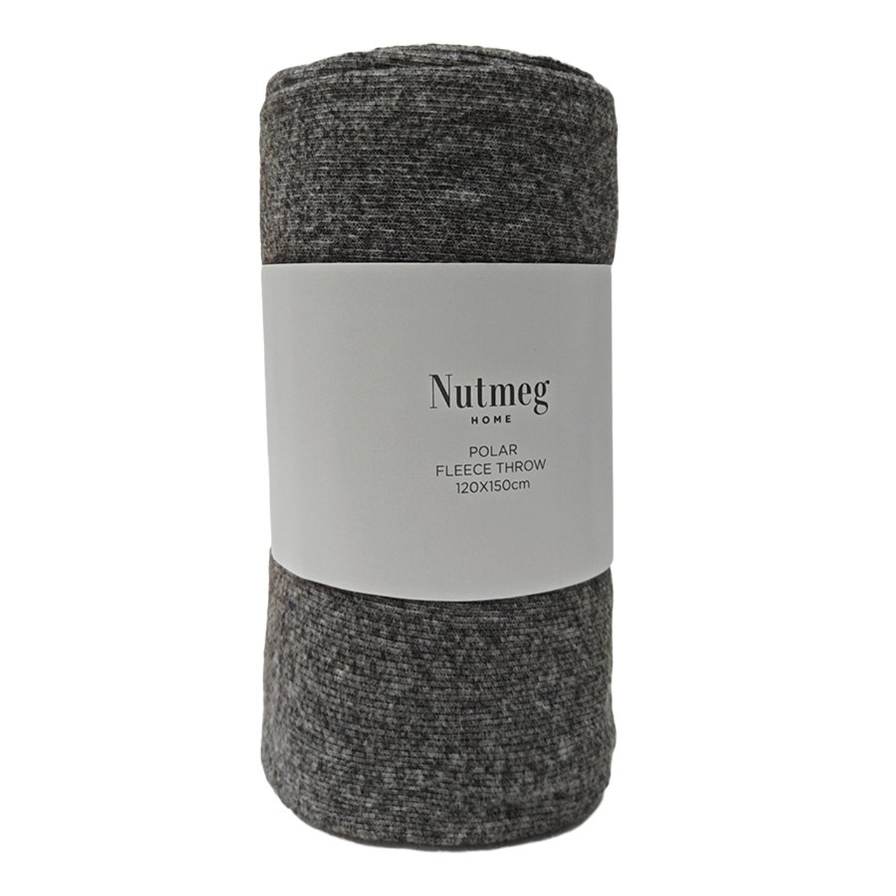 Nutmeg Home Essentials Polar Fleece Throw 120x150cm