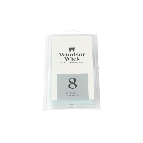 Home Style Windsor Wick Scented Wax Melt - Fresh Linen 8 Pack