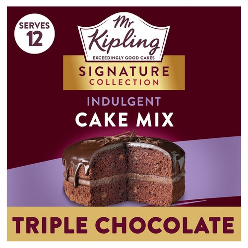 Mr Kipling Signature Baking Triple Chocolate Cake Mix 416g