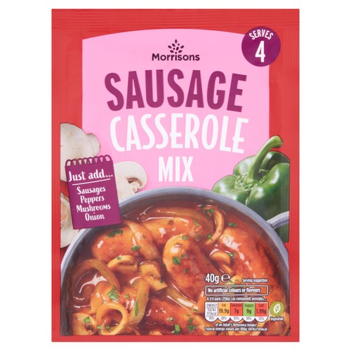 Morrisons sausage casserole sauce mix