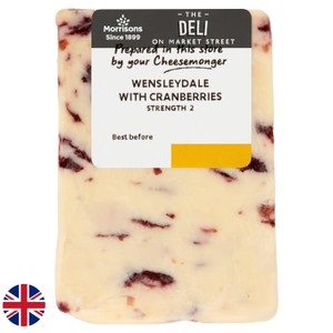Market Street Deli Wensleydale With Cranberries