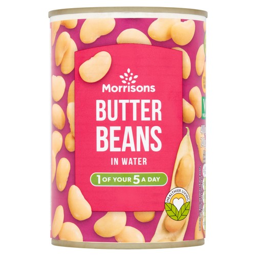 Morrisons butter beans in water