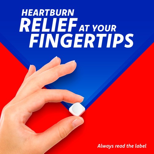 Rennie Spearmint Heartburn & Indigestion Chewable Tablets