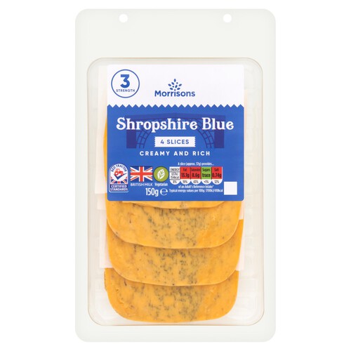 Morrisons Blue Shropshire Slices 