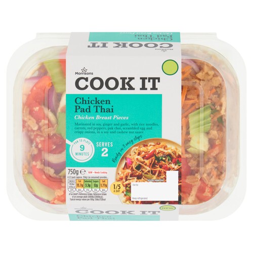 Morrisons Cook It Chicken Pad Thai Pan Fry