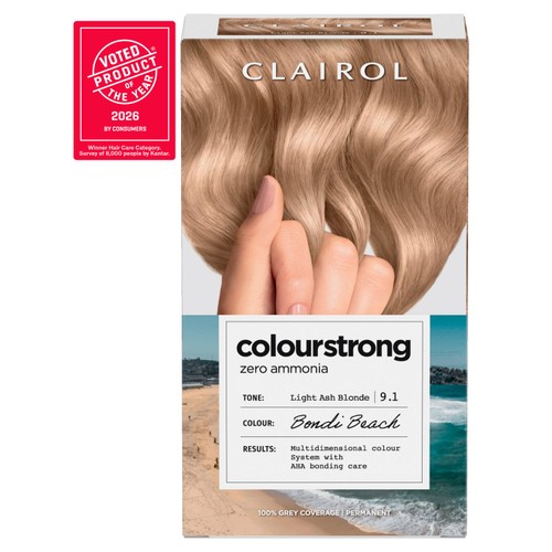 Clairol Colour Strong Permanent Hair Dye 10.0 Extra Light Blonde