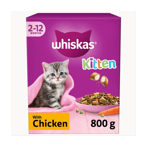 Whiskas Kitten Chicken Dry Cat Food