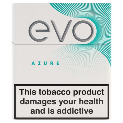 EVO Azure Tobacco Sticks Designed Exclusively For Heating 20 Pack