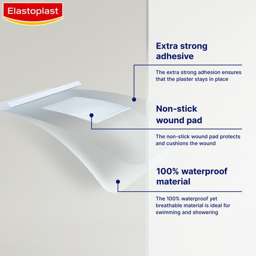 Elastoplast Antibacterial Xl 5 Waterproof Dressings