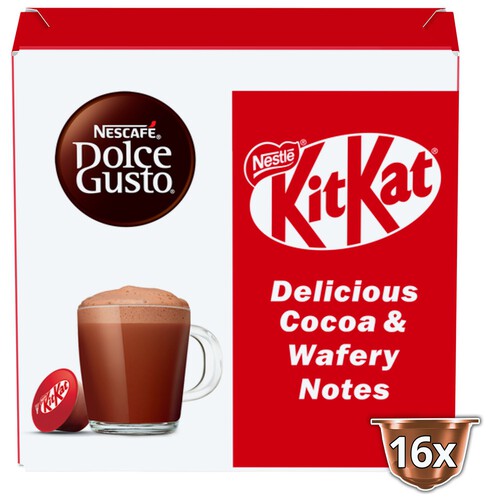 Nescafe Dolce Gusto KitKat Hot Chocolate 16 Capsules