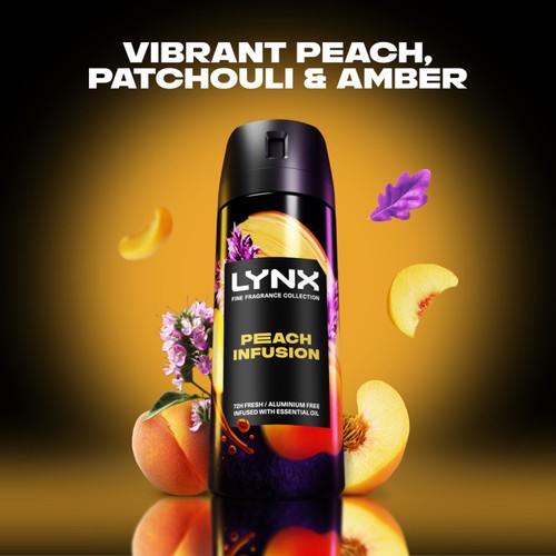 Lynx Peach Infusion Body Spray   150ml
