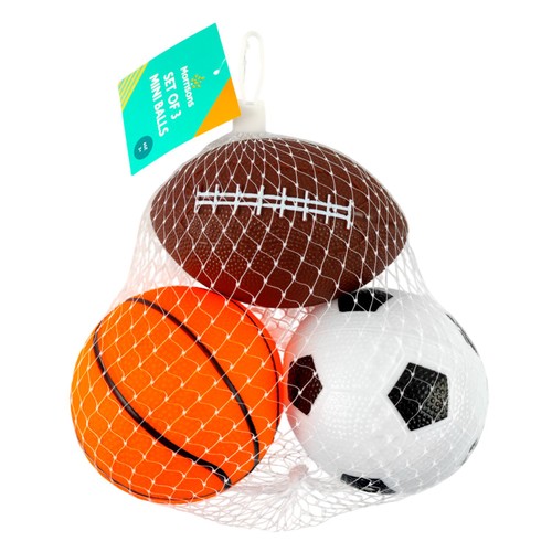 Morrisons set of 3 mini balls