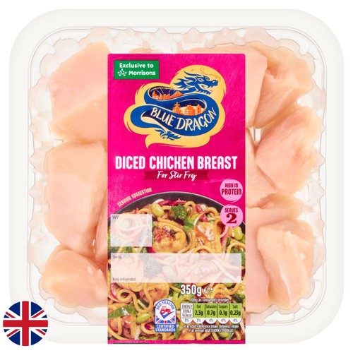 Blue Dragon British Diced Chicken Breast For Stir Fry