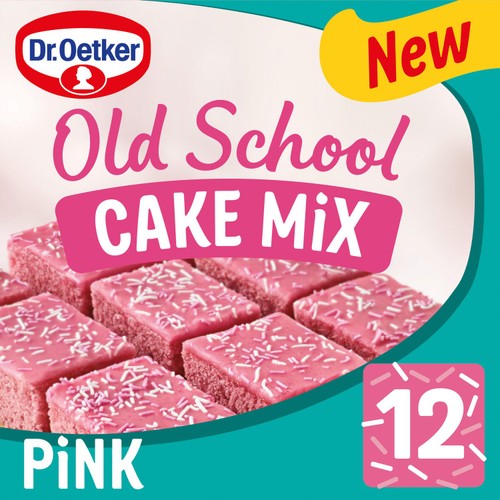 Dr. Oetker Pink Old School Traybake Mix 